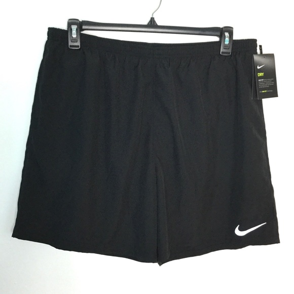 Nike XXL 2XL Shorts Black Running Workout NWT - Picture 2 of 8